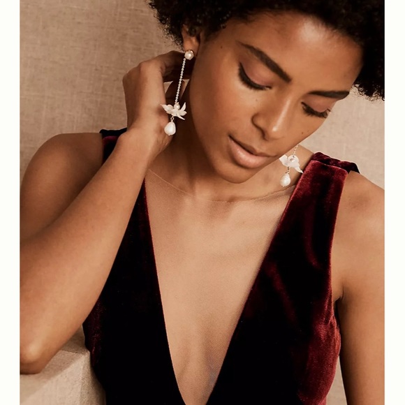 Anthropologie Jenny Yoo Logan Velvet Dress - Picture 3 of 7